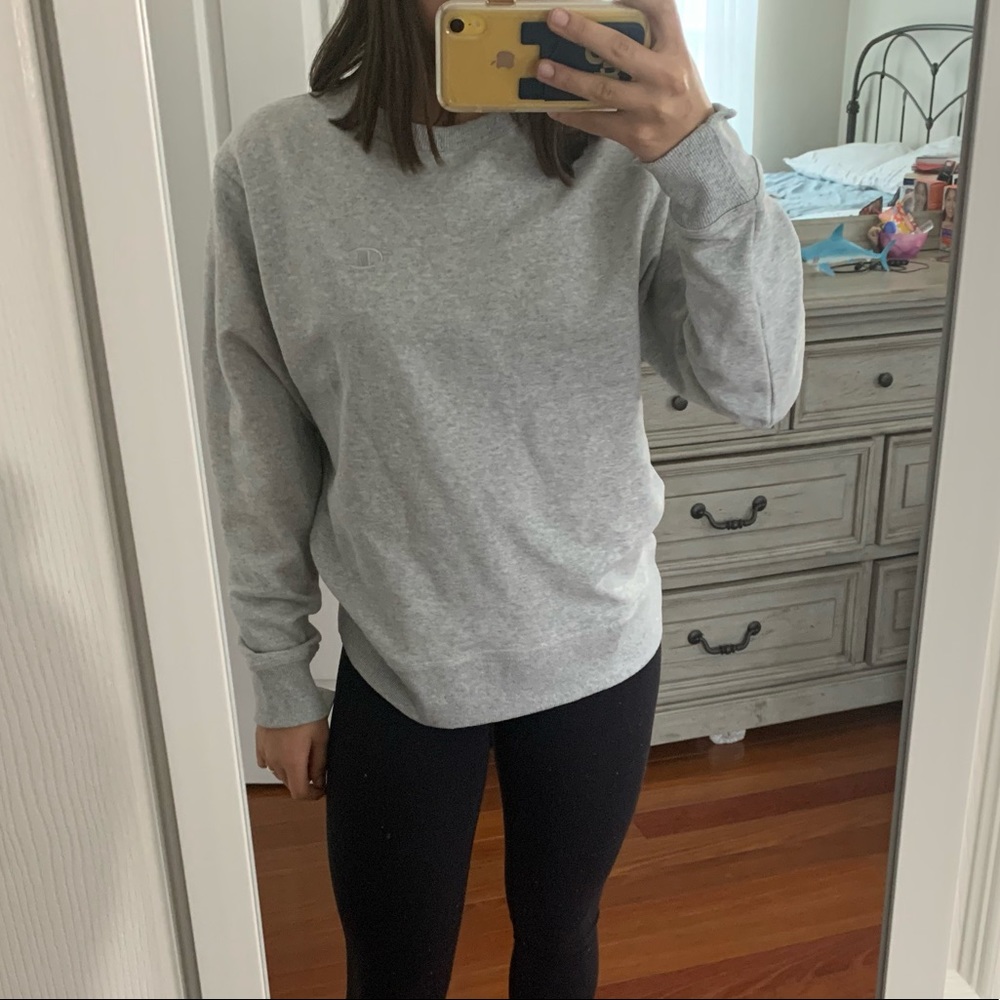 grey champion crew neck